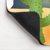 砂漠のサボテン マウスパッド (コーナー)