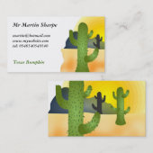 砂漠のサボテン 名刺 (正面/裏面)