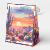 砂漠のサンセットグローウォーター色結婚南西 フェイバーボックス (裏面サイド)