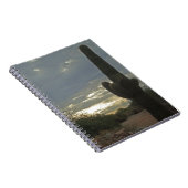 砂漠のサンライズサグアロサクタスフォト平和的 ノートブック (右側)