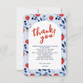 砂漠のシックな赤ちゃんシャワー サンキューカード (正面)