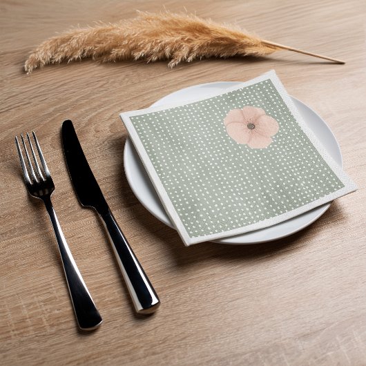 砂漠のシックな赤ちゃんシャワー スタンダードカクテルナプキン