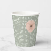 砂漠のシックな赤ちゃんシャワー 紙コップ (正面)