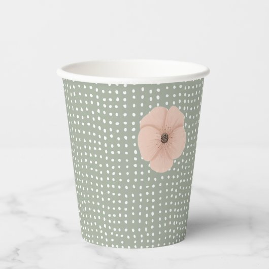 砂漠のシックな赤ちゃんシャワー 紙コップ (正面)