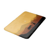 砂漠のシルエット バスマット (アングル)