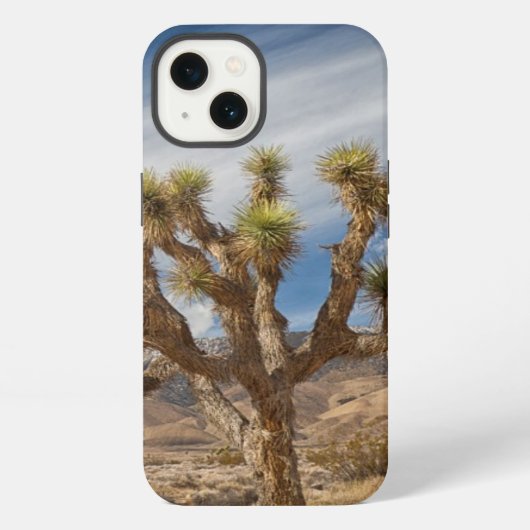砂漠のジョシュアツリー iPhoneケース (裏面)