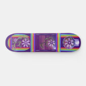 砂漠のスケートボードの花 スケートボード (横)