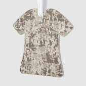 砂漠のスタイルのデジタルカムフラージュの装飾 オーナメント (正面)