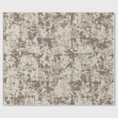 砂漠のスタイルのデジタルカムフラージュ ラッピングペーパー (フラット)