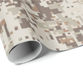 砂漠のスタイルのデジタルカムフラージュ ラッピングペーパー (ロールコーナー)