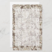 砂漠のスタイルのデジタルカムフラージュ 便箋 (正面/裏面)