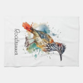 砂漠のスピリット、水の色のロードランナーカスタム、 キッチンタオル (横)