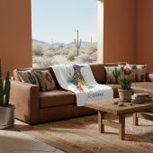 砂漠のスピリット、水の色のロードランナーカスタム、 フリースブランケット