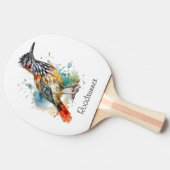砂漠のスピリット、水の色のロードランナーカスタム、 卓球ラケット (横)