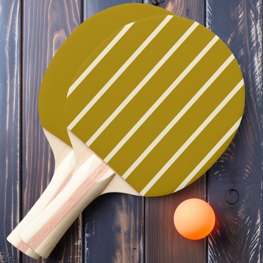 砂漠のセージのストライピングと無地の 卓球ラケット