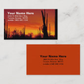 砂漠のテレホンカード コーリングカード (正面/裏面)