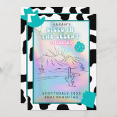 "砂漠のディスコ"スコッツデールバッハの旅程 招待状 (正面/裏面)