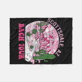 砂漠のディスコ スコッツデール  bachelorette party ウエスタン フリースブランケット (正面(横))