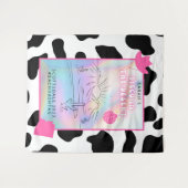 「砂漠のディスコ」バッハパーティーの背景 タペストリー (正面(横))