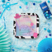 "砂漠のディスコ"バッハパーティー紙プレート ペーパープレート (パーティー)