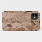 砂漠のデジタル軍のカムフラージュ Case-Mate iPhoneケース (裏面(横))