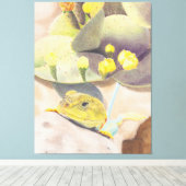 砂漠のトカゲ キャンバスプリント (インサイチュ (ウッドフロア))