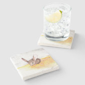 砂漠のネズミ ストーンコースター (横)