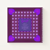 砂漠のノートの花 ノートブック (裏面)