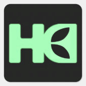 砂漠のハートファーストフィエンドエイリアンシール スクエアシール (正面)