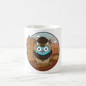 砂漠のバッファローのホリネズミ コーヒーマグカップ (中央)