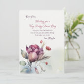 砂漠のバラ名デイカード 招待状 (スタンド正面)