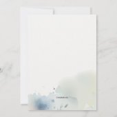 砂漠のバラ名デイカード 招待状 (裏面)