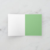 砂漠のバラ水の色のグリーティ空白のング カード (内部)