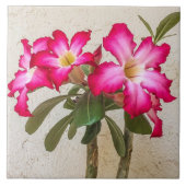 砂漠のバラ花セラミックタイル タイル (正面)