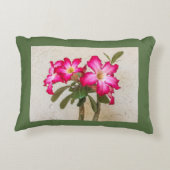 砂漠のバラ花 アクセントクッション (裏面)