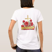 砂漠のバラ Tシャツ (裏面)