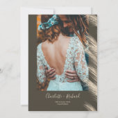 砂漠のパンパスボホbeige我々はエロ結婚プの写真 案内状 (裏面)