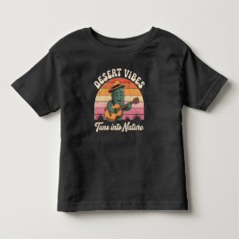 砂漠のビーべス - 自然と調和する トドラーTシャツ