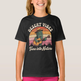 砂漠のビーべス - 自然と調和する Tシャツ