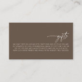 砂漠のビーブウェディングギフトギフトID1019 エンクロージャーカード (正面)