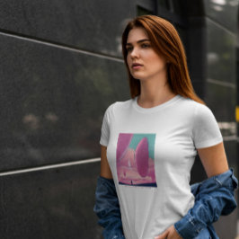 砂漠のファンタジー景観 Tシャツ