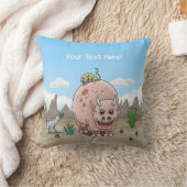 砂漠のファンタジー クッション (ブランケット)