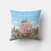 砂漠のファンタジー クッション (裏面)