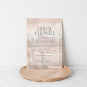 砂漠のブライダル、ブライダルシャワー、彼女はYes、砂漠と言った 招待状