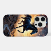 砂漠のブラックストリオーネ  iPhoneケース (裏面横)