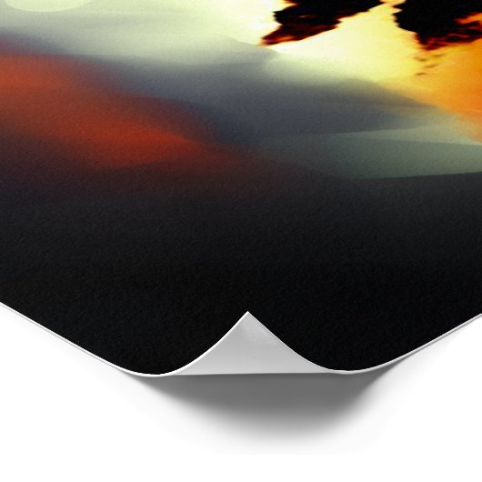 砂漠のポスターの素晴らしいガンスリンガーのカウボーイ ポスター (角)