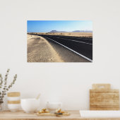 砂漠のポスターを越えた道 ポスター (キッチン)