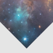 砂漠のマーレと星の下の群れの野生馬 薄葉紙 (詳細)