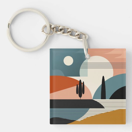 砂漠のミラージュ キーホルダー (正面)