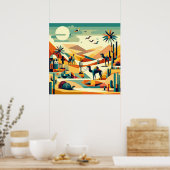 砂漠のミラージュ ポスター (キッチン)